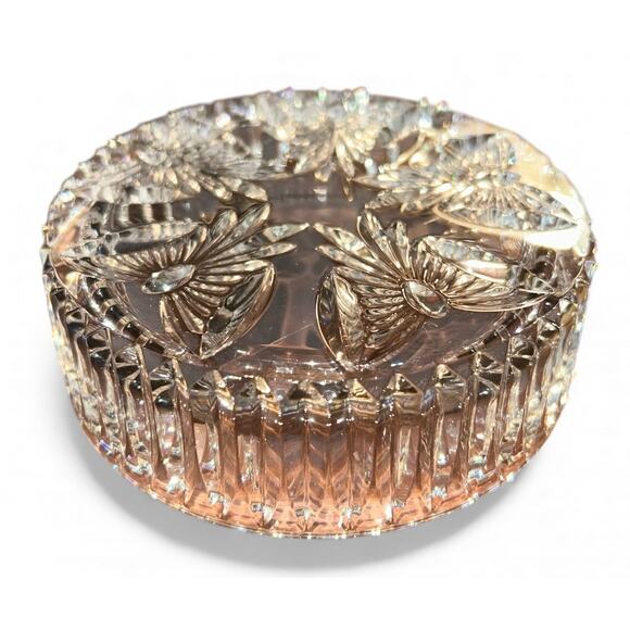 Waterford Crystal Best Wishes Wine Bottle Coaster Never Used! - Picture 3 of 6